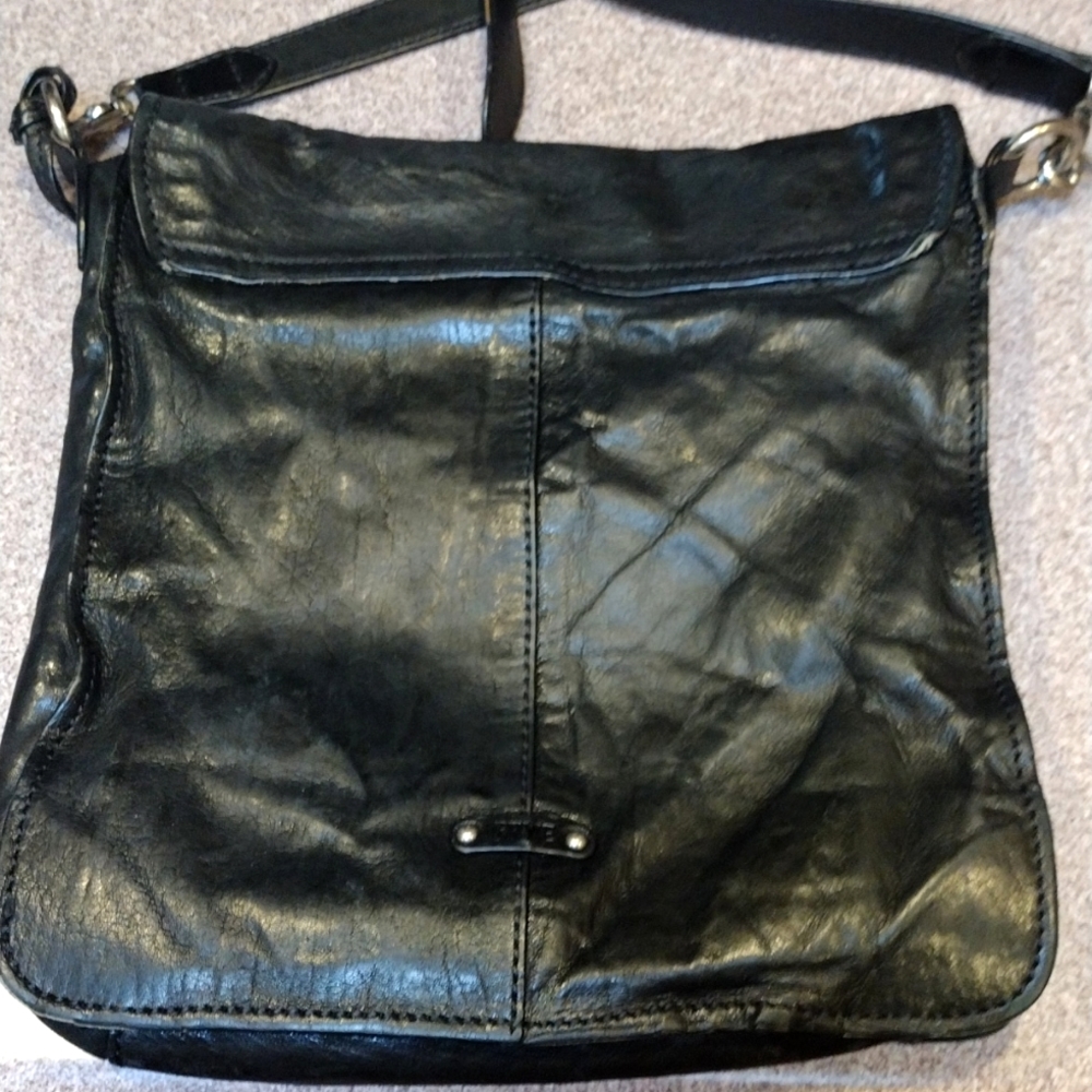 🔥Frye Black Leather Cross Body Bag Purse 💥 - Picture 14 of 16
